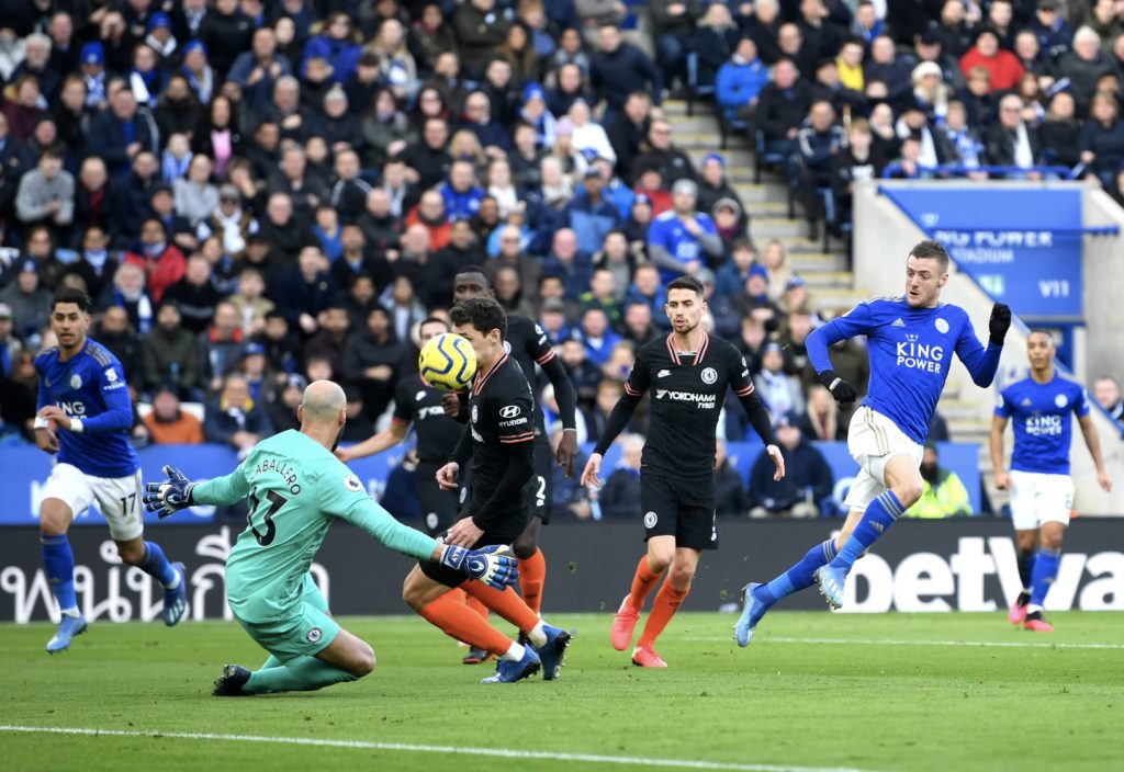 Leicester vs. Chelsea Football Match Picture