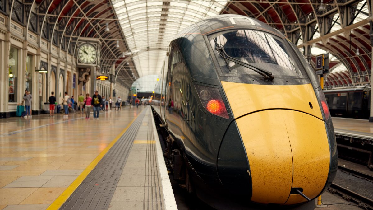 Train platform UK